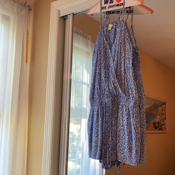 Splendid Paisley Print Wrap Romper - Picture 2 of 5